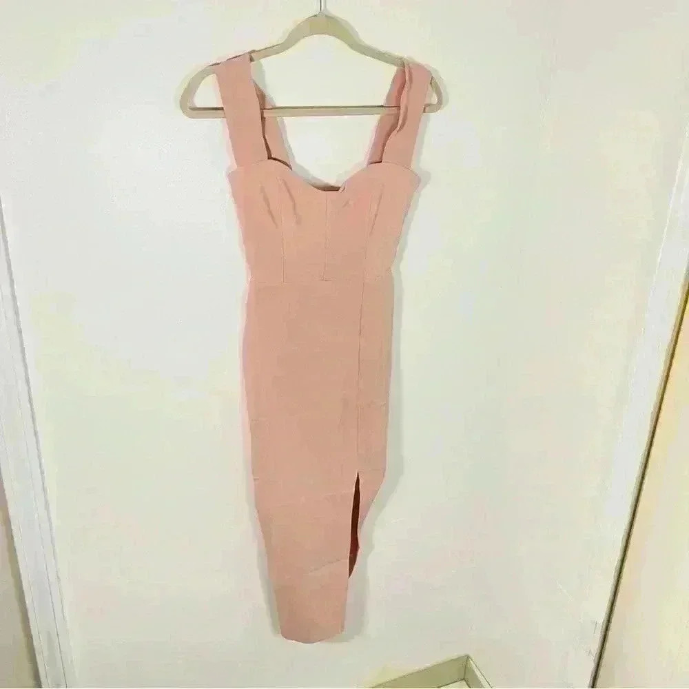 NWT Nookie Divine Midi Dress Dusty Pink - Picture 4 of 8